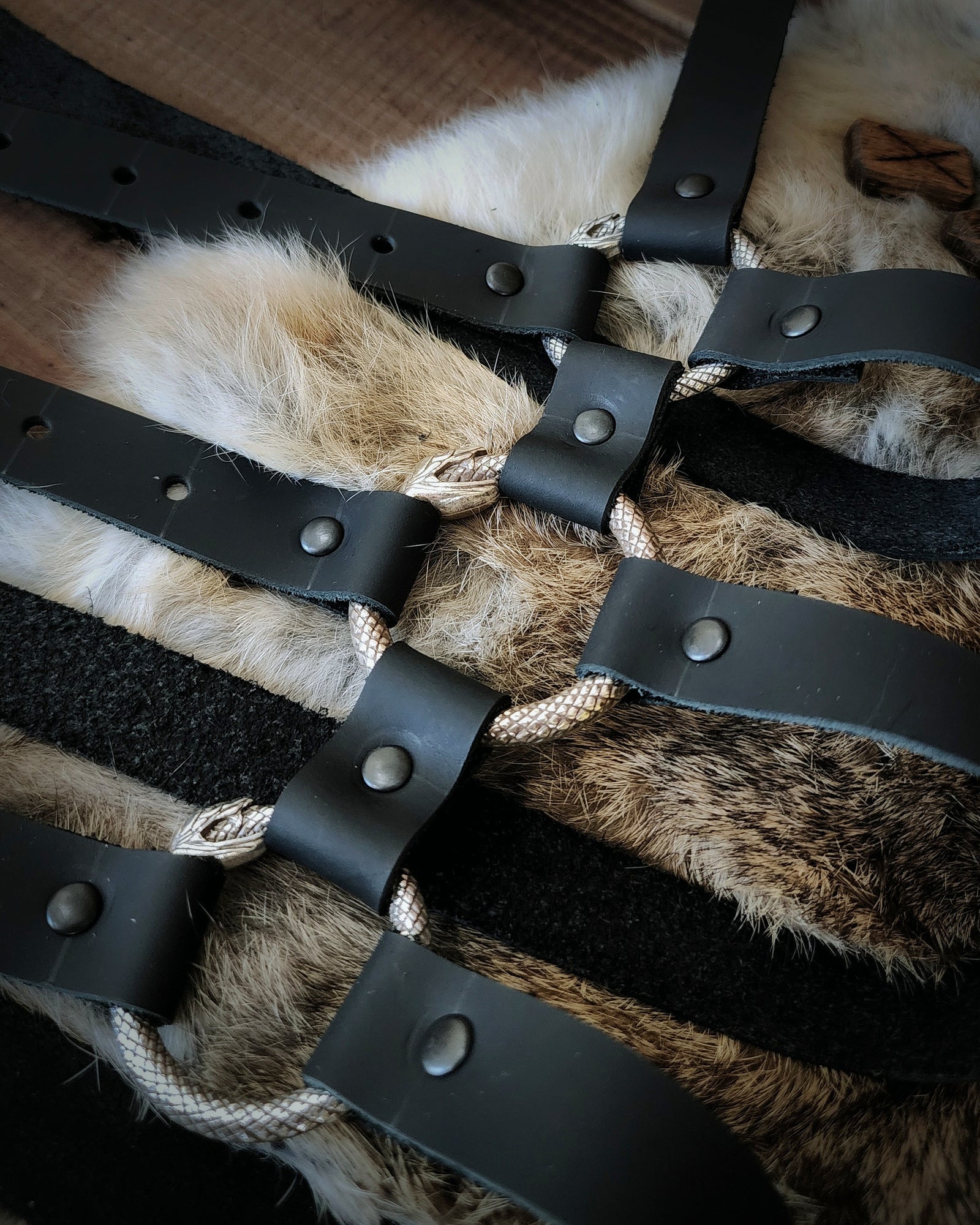 [Medusa Version] Maiden Mother Crone Double Thigh Harness