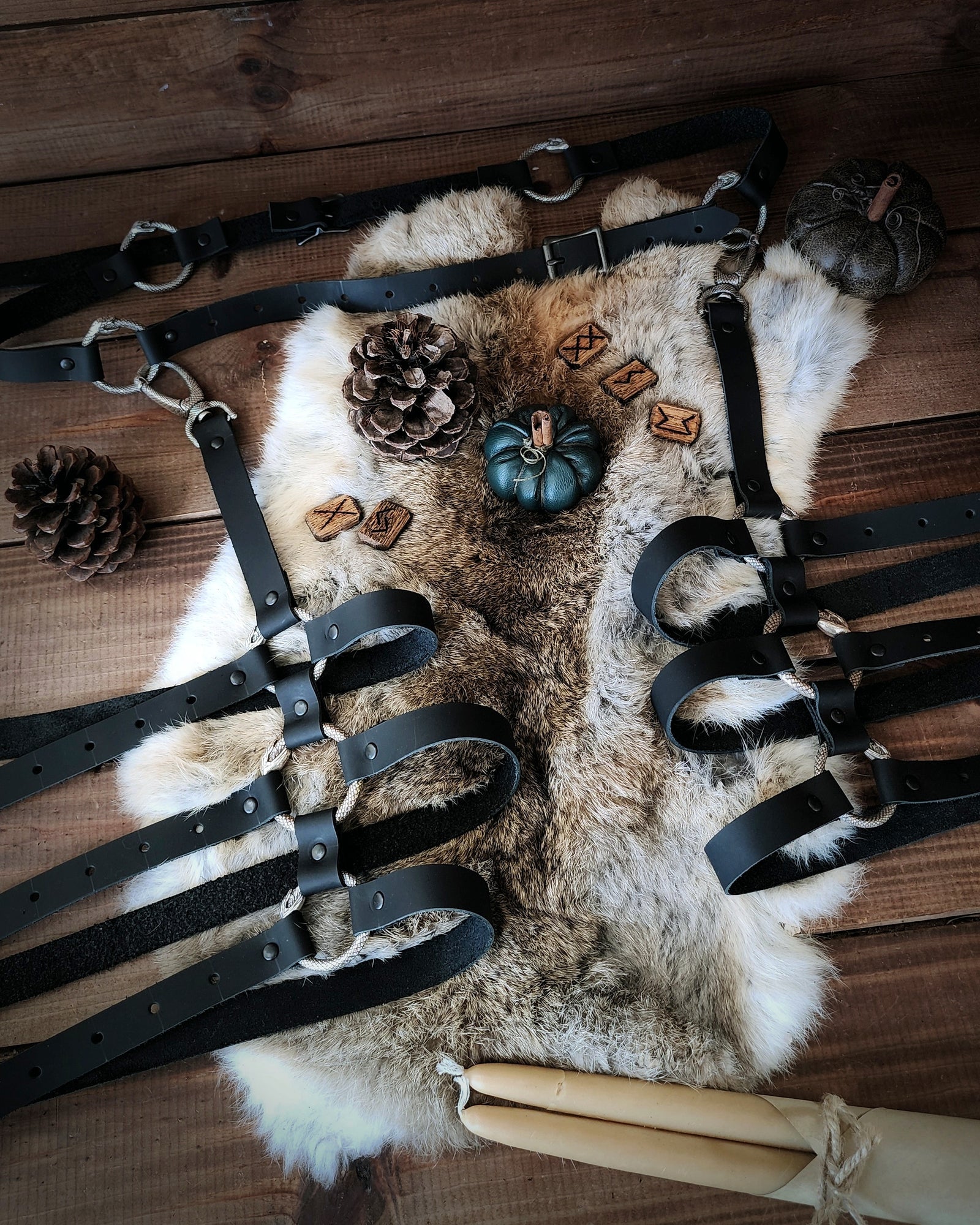 [Medusa Version] Maiden Mother Crone Double Thigh Harness