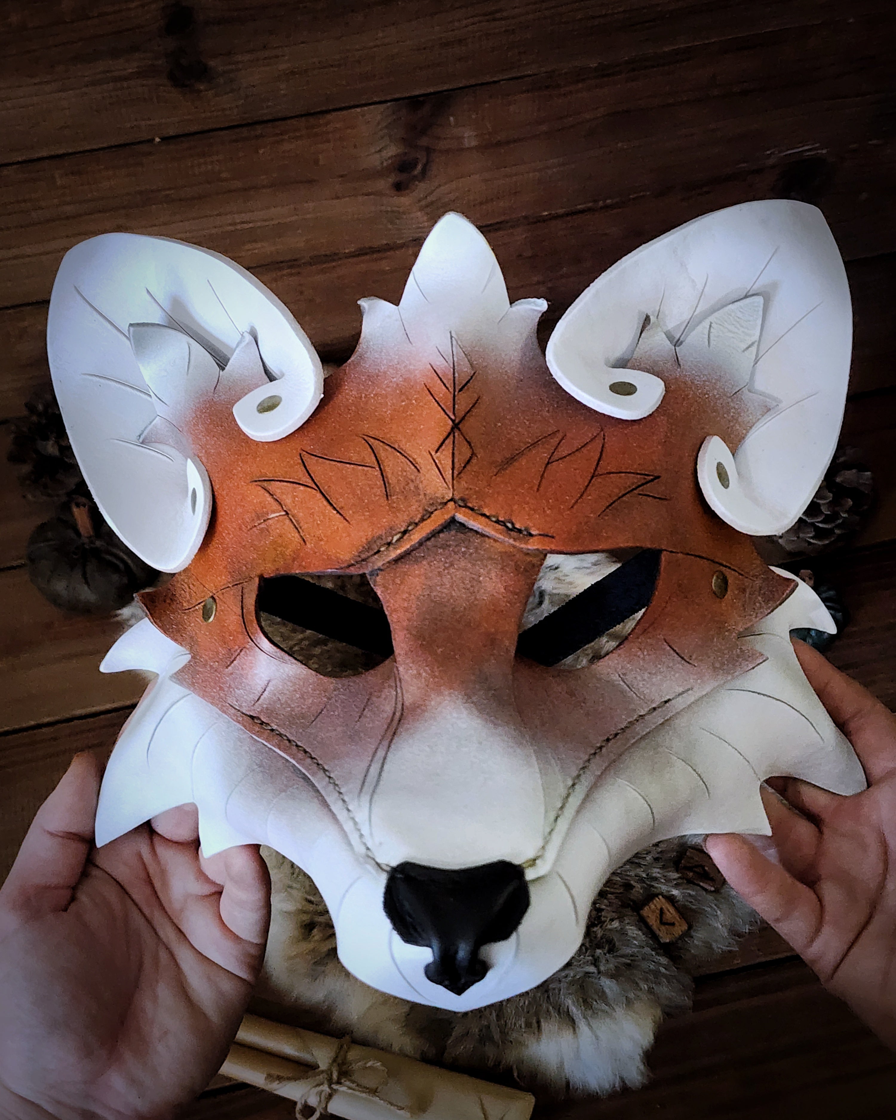 Brigid's Fox Mask – Embercraft Creations