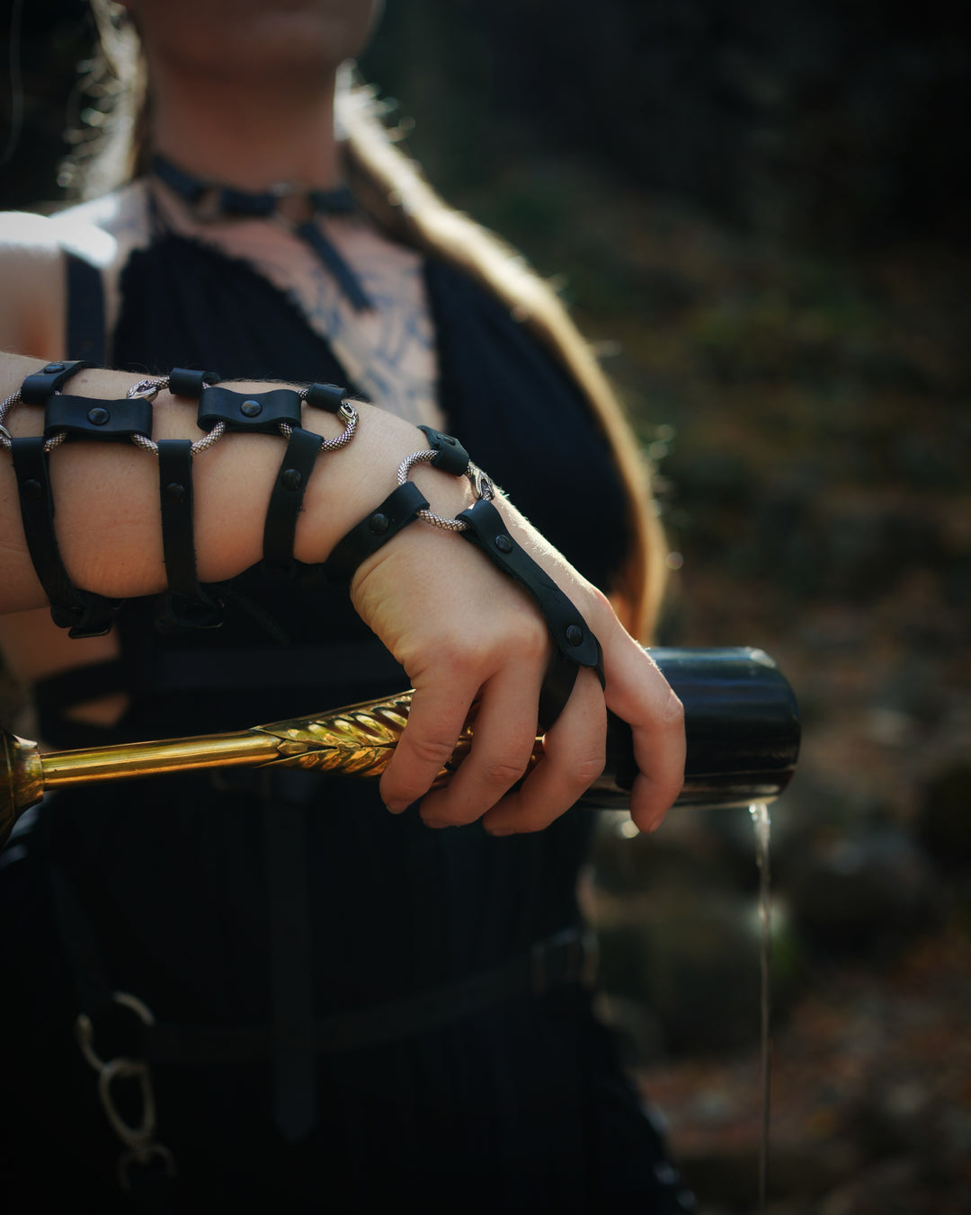 [Medusa Version] Maiden Mother Crone Choker Necklace