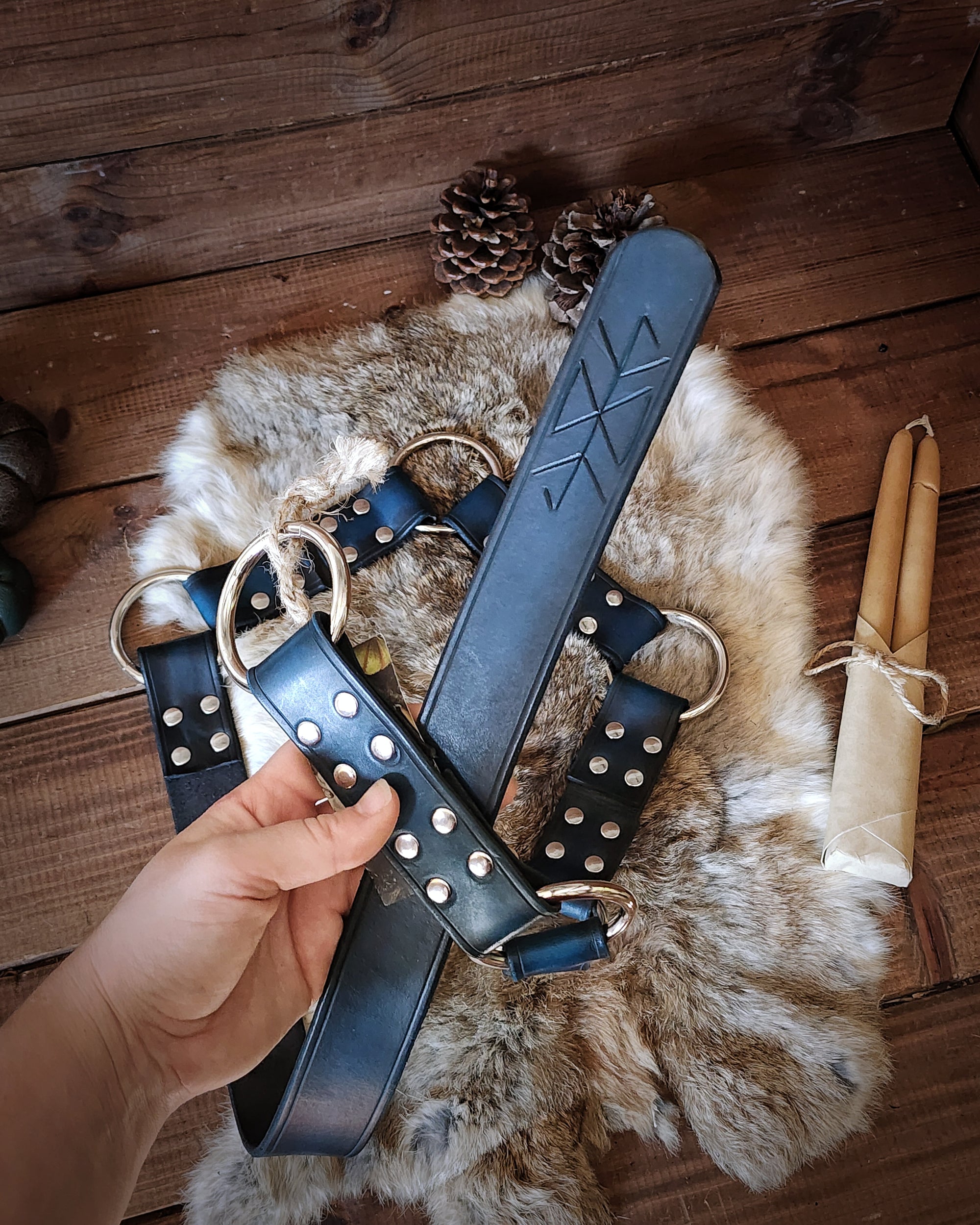The Warrior's Ring Belt - Faire Stock