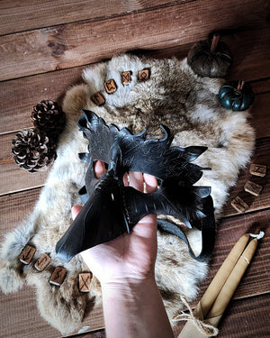 Odin's Raven Mask - Faire Stock