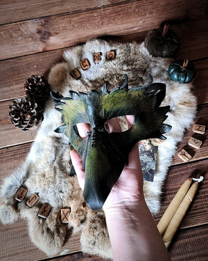 Odin's Raven Mask - Faire Stock