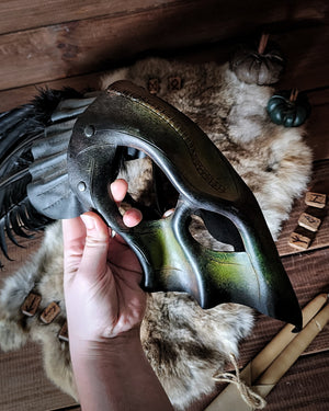 The Valkyrie's Crow Skull Headdress - Faire Stock