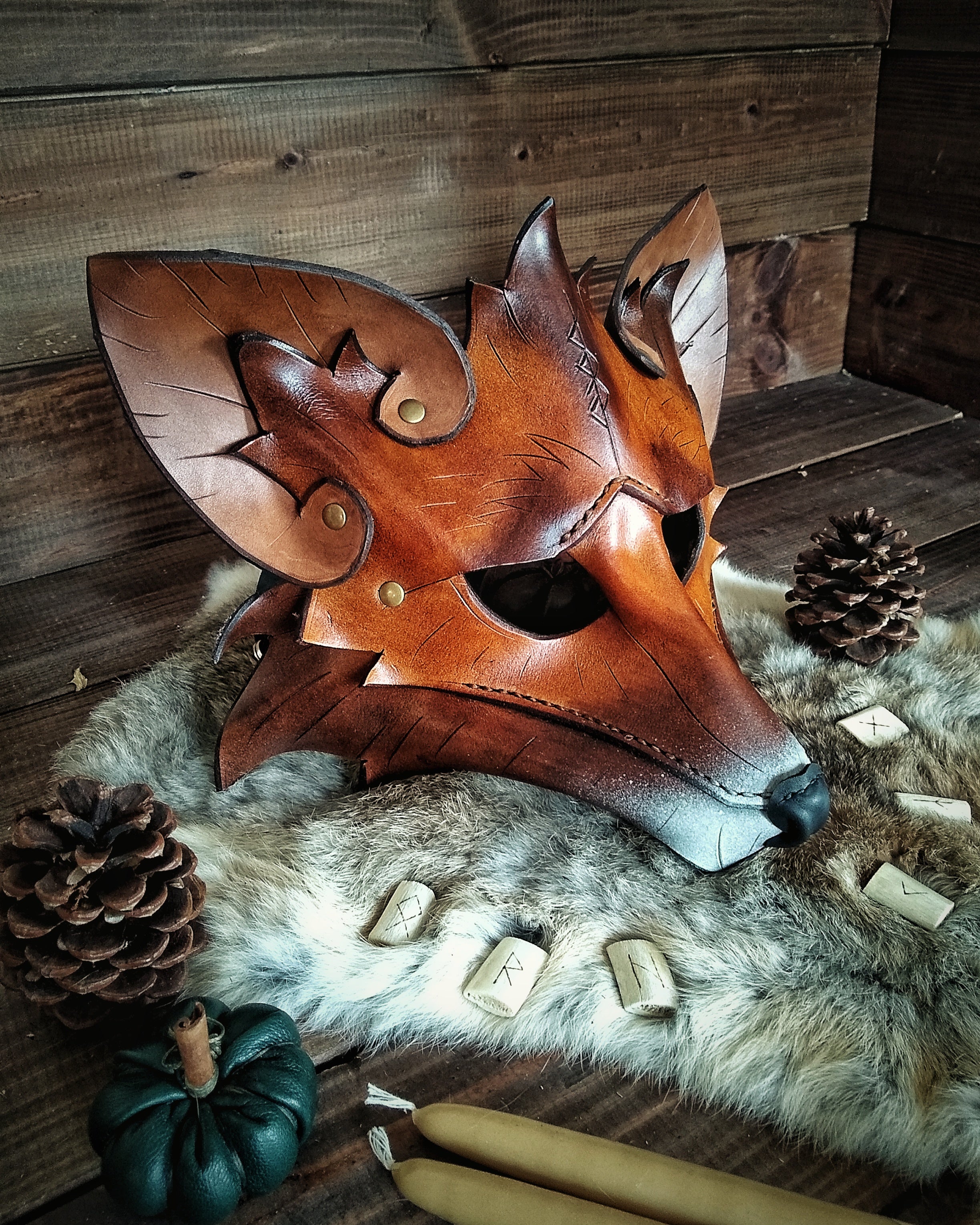 Brigid's Fox Mask – Embercraft Creations