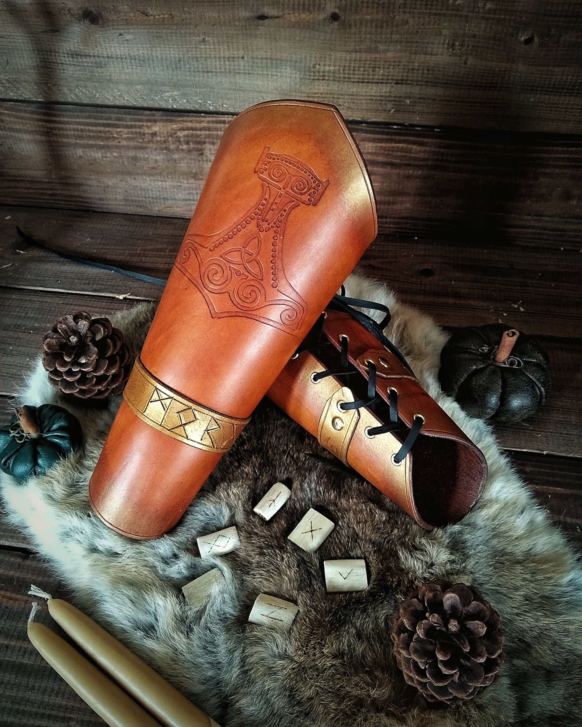 The Warrior's Arm Bracers - Embercraft Creations