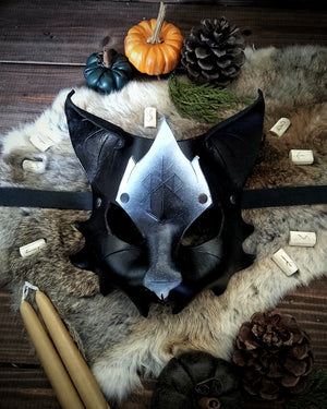 The Witch's Black Cat Mask